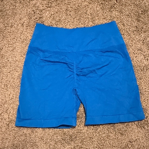 Blue Bike Shorts - Picture 3 of 3
